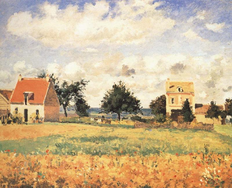 Camille Pissarro Hung housing France oil painting art